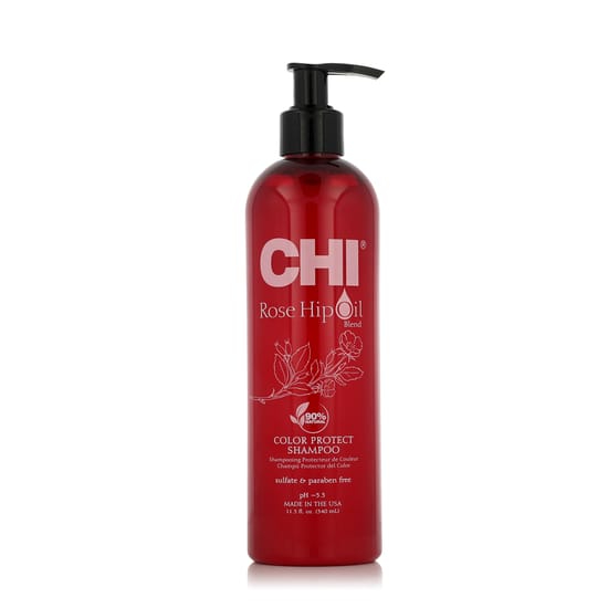 Farouk Systems CHI Rose Hip Protecting Shampoo – apsauginis plaukų šampūnas