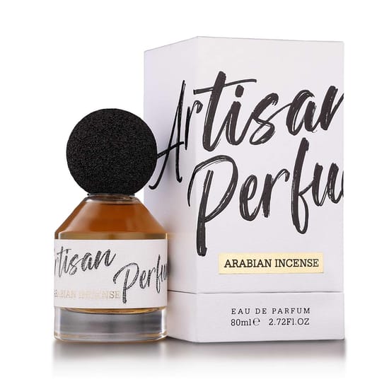 Fragrance World Arabian Incense Artisan Perfumery Eau de Parfum bottle, 80 ml