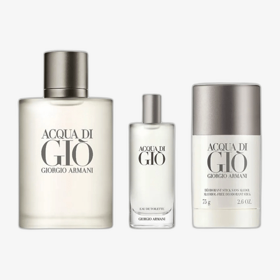 Giorgio Armani Acqua di Giò Pour Homme EDT gift set with deodorant stick and shower gel