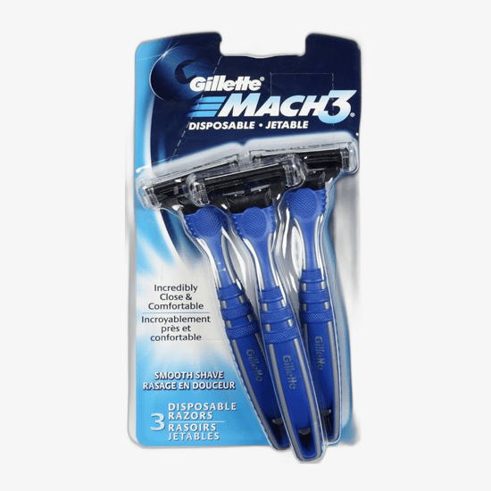 Gillette Mach 3 disposable shaving razors M