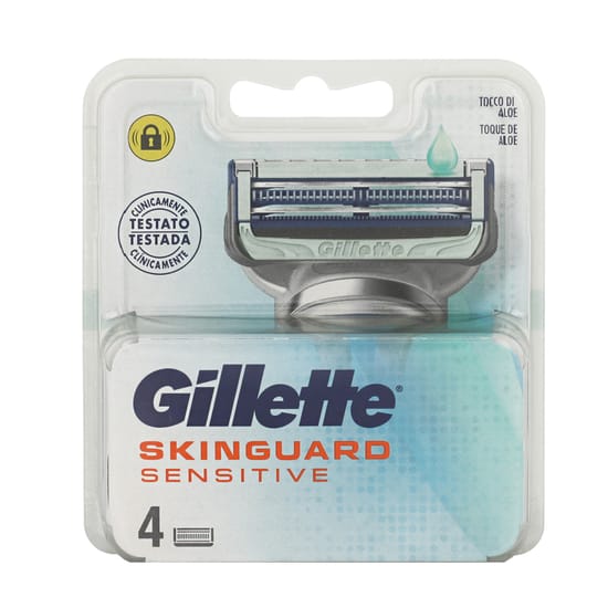 Gillette Skinguard Sensitive vienkartinių skutimosi skustuvų pakuotė