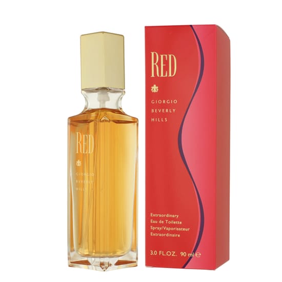 Giorgio Beverly Hills Red EDT bottle, a unisex floral perfume