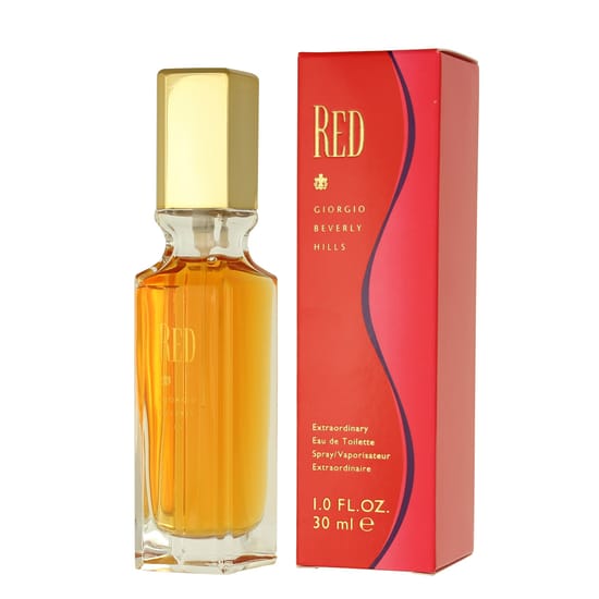 Giorgio Beverly Hills Red EDT bottle, a unisex floral perfume