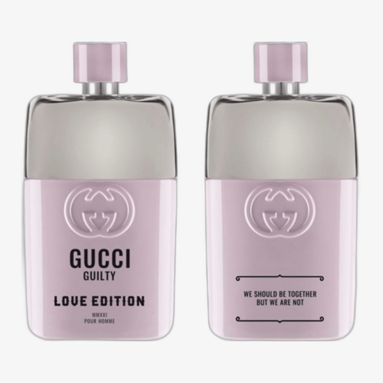 Gucci Guilty Love Edition Pour Homme Eau de Parfum kvepalų flakonas
