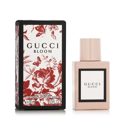 На изображении флакон Gucci Bloom EDP, цветочная парфюмерная вода