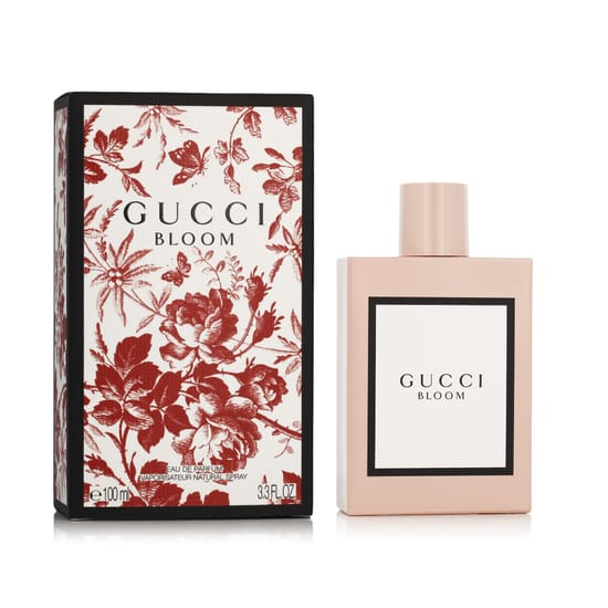 На изображении флакон Gucci Bloom EDP, цветочная парфюмерная вода