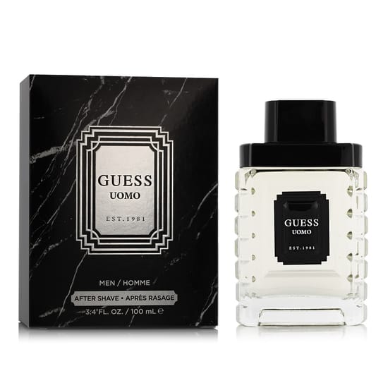 Guess Uomo After Shave Lotion shown as a men's shaving care product
