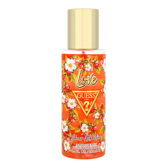 Guess Love Sheer Attraction Bodyspray kūno purškiklio pakuotė
