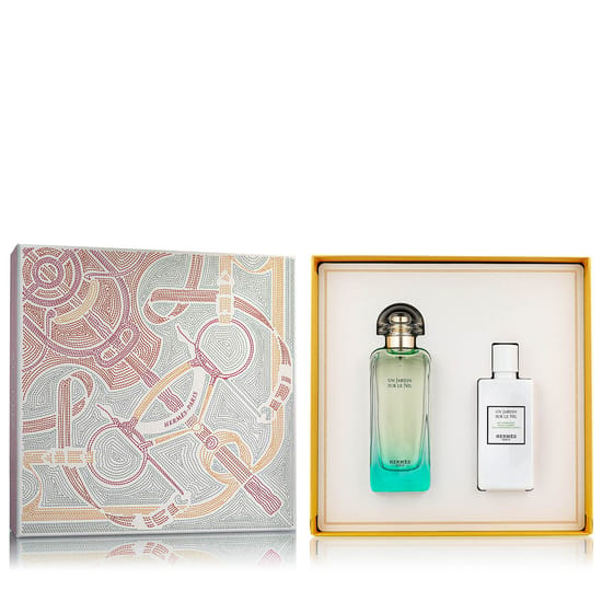 Hermès Un Jardin Sur le Nil EDT gift set with body lotion
