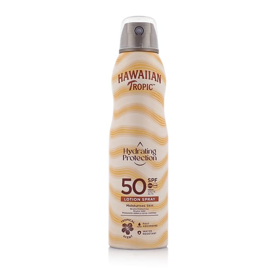 Hawaiian Tropic Hydrating Protection Lotion Spray SPF 50 sun-care lotion