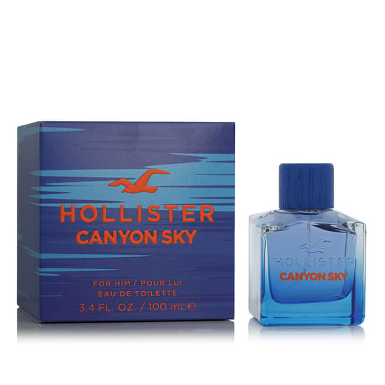 Hollister California Canyon Sky For Him EDT vyriški kvepalai buteliuko nuotraukoje