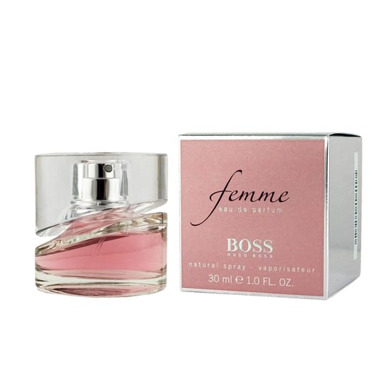 Hugo Boss Femme EDP moteriškų kvepalų flakonas produkto nuotraukoje