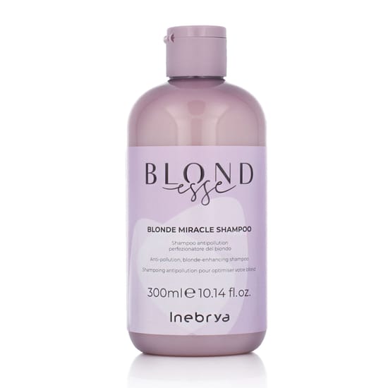 Inebrya BLONDesse Blond Miracle šampūnas blondiniams plaukams 300 ml butelyje