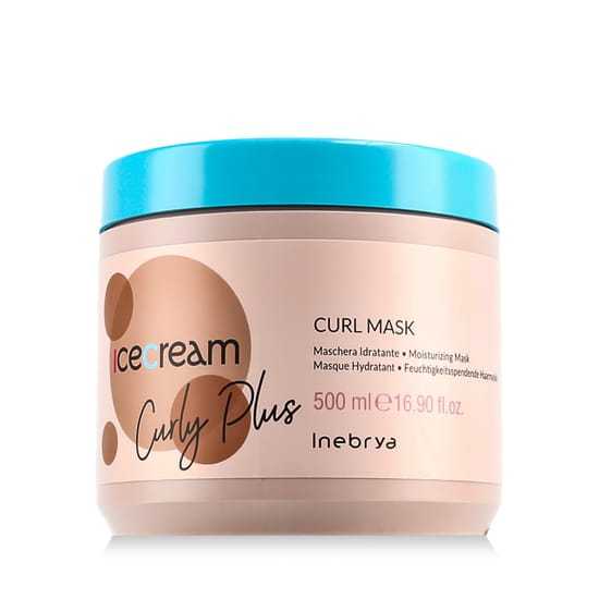 Фотография маски для кудрявых волос Inebrya Ice Cream Curly Plus 500 мл