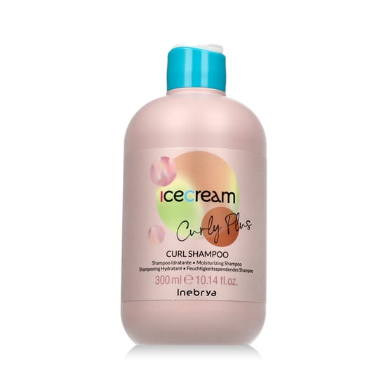 Флакон шампуня Inebrya Ice Cream Curly Plus для вьющихся волос