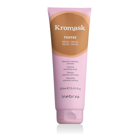 Inebrya Kromask Toffee colouring and nourishing hair mask