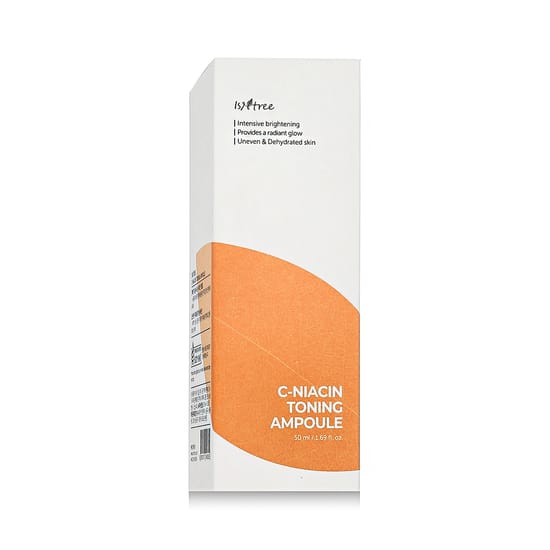 Isntree C-Niacin Toning Ampoule with Vitamin C, shown as a face-care product