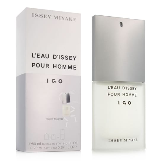 Issey Miyake L'Eau d'Issey Pour Homme EDT gift set with 80 ml and 20 ml bottles
