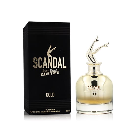 Jean Paul Gaultier Scandal Gold EDP bottle, a unisex fragrance