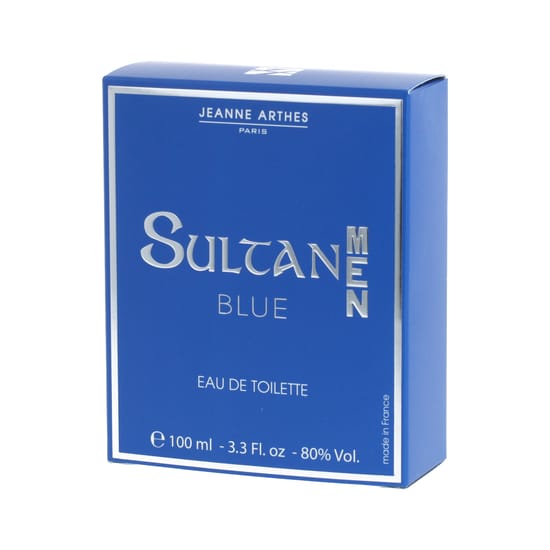 Jeanne Arthes Sultan Blue Men EDT bottle, men's eau de toilette fragrance