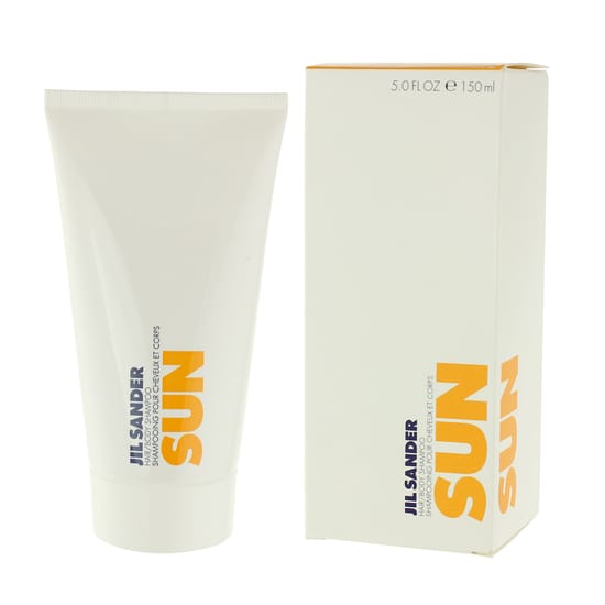 Jil Sander Sun Woman parfumuotas dušo gelis produkto pakuotės nuotraukoje