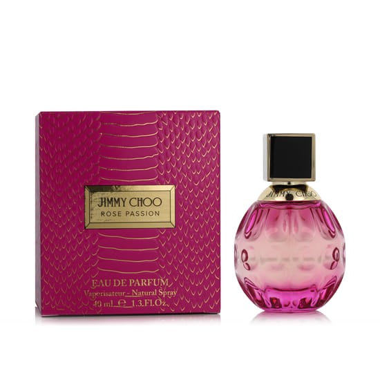 Jimmy Choo Rose Passion EDP perfume bottle shown as a product image