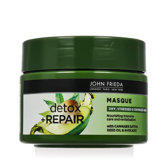 John Frieda Detox & Repair Masque – plaukų kaukės produkto vaizdas