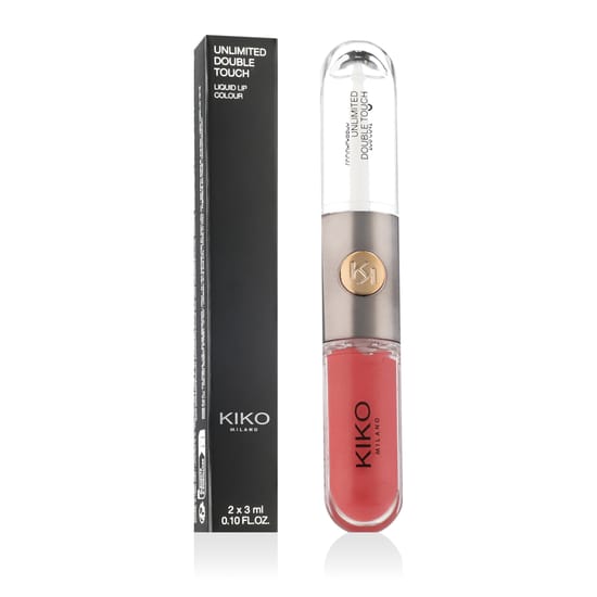 KIKO MILANO Unlimited Double Touch Liquid Lip Colour (112 Satin Peach Rose)
