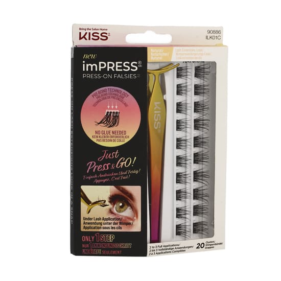 Набор KISS imPRESS Press-on Falsies Kit — накладные ресницы для макияжа глаз