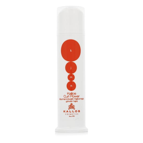 Упаковка Kallos KJMN Curl Power Cream, крем для укладки кудрявых волос
