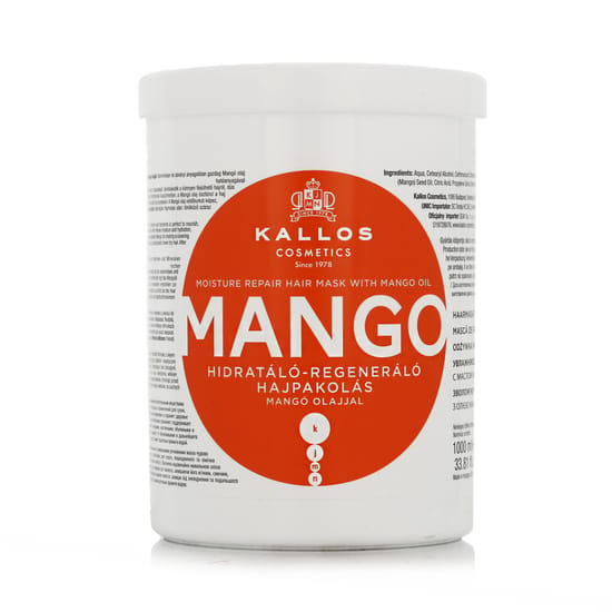 На фото — маска для волос Kallos Mango Moisture Repair