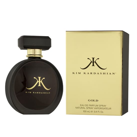 Флакон парфюмерной воды Kim Kardashian Gold EDP на фото