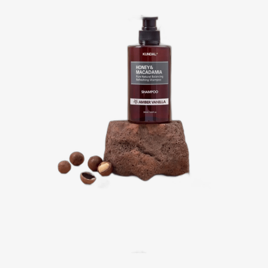 Kundal® Honey & Macadamia Pure Natural Balancing Shampoo Amber Vanilla — балансирующий шампунь