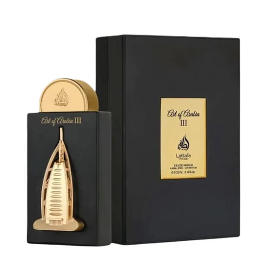 Lattafa Pride Art of Arabia III EDP unisex perfume bottle