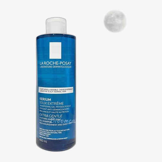 La Roche-Posay Kerium gelinis šampūnas nuo pleiskanų plaukų priežiūrai