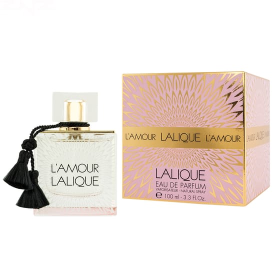 Lalique L'Amour EDP parfumuoto vandens flakonas su gėlių aromatu
