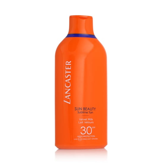 Lancaster Sun Beauty Velvet Milk SPF 30 kūno pienelio pakuotė