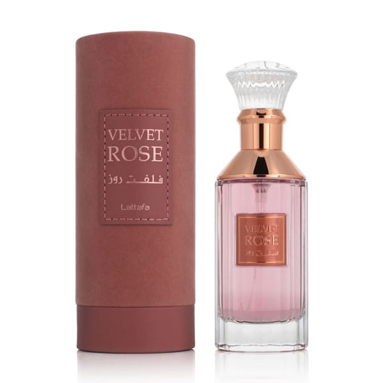 Lattafa Velvet Rose EDP uniseksinių kvepalų flakono vaizdas