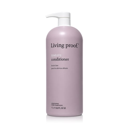 Living Proof. Restore Conditioner shown as a hair care product
