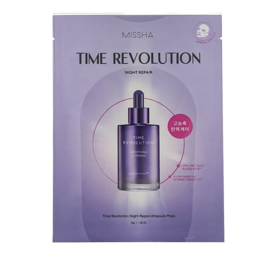 MISSHA Time Revolution Night Repair ampulinė lakštinė veido kaukė