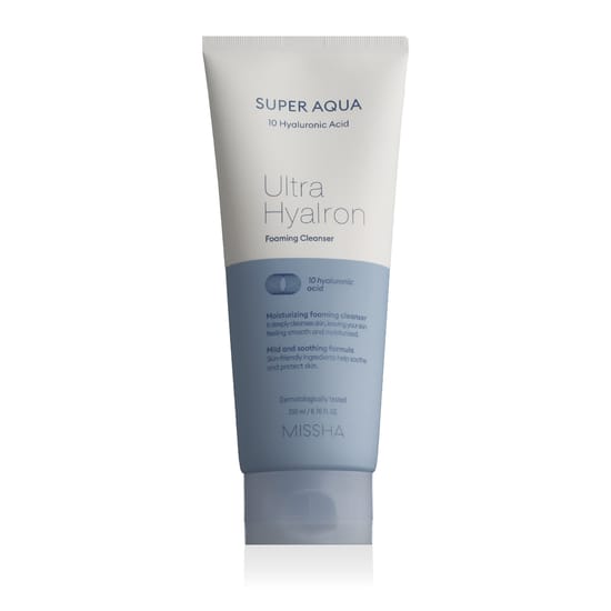 MISSHA Super Aqua Ultra Hyalron Foaming Cleanser