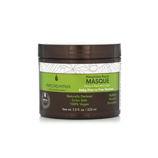Macadamia Professional Weightless Repair Masque plaukų kaukės pakuotė