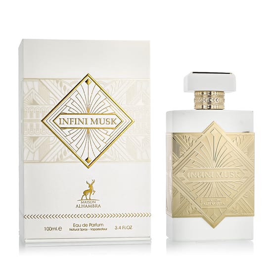 Maison Alhambra Infini Musk Eau de Parfum – uniseksinių kvepalų flakonas