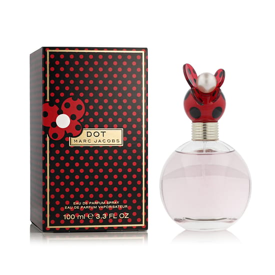 Marc Jacobs Dot Eau de Parfum bottle, a unisex floral-fruity fragrance