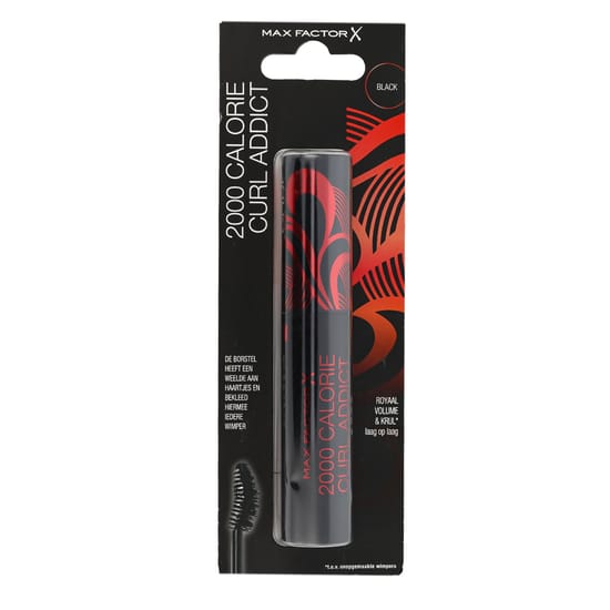 Max Factor 2000 Calorie Curl Addict juodas blakstienų tušas