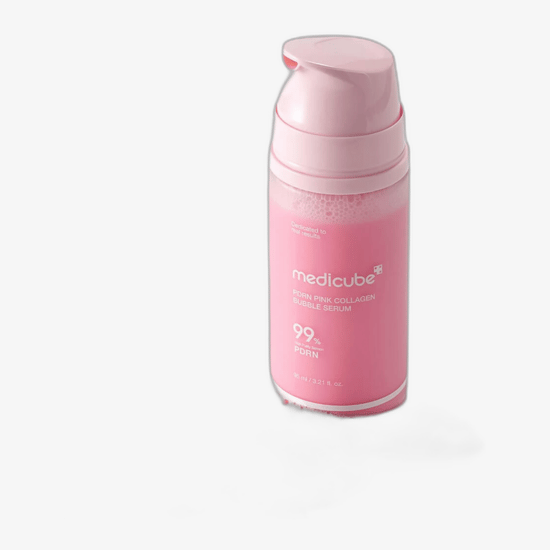 Medicube PDRN Pink Collagen Bubble Serum — пузырьковая сыворотка для лица