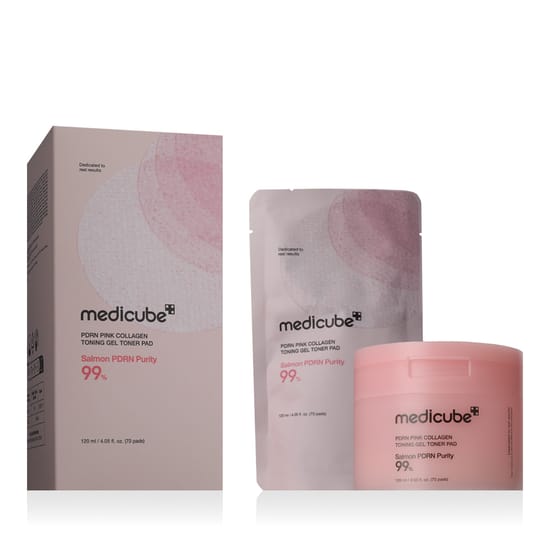 Medicube PDRN Pink Collagen Toning Gel Toner Pad