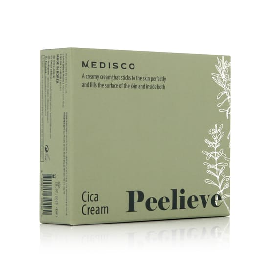 Упаковка крема для лица Medisco Peelieve Cica Cream на фото