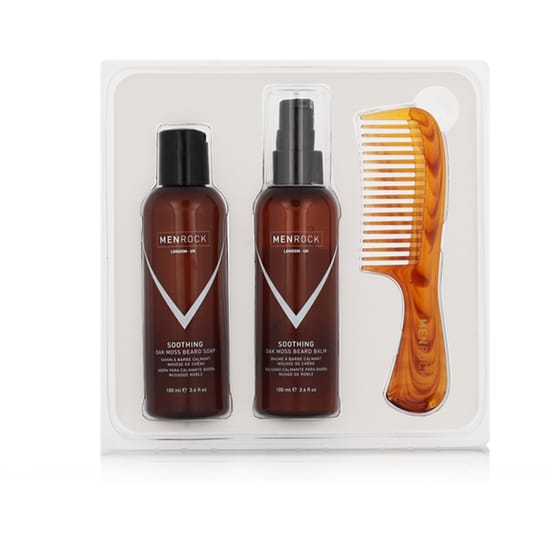 MenRock The Beardy Beloved Starter Set, barzdos priežiūros rinkinys vyrams