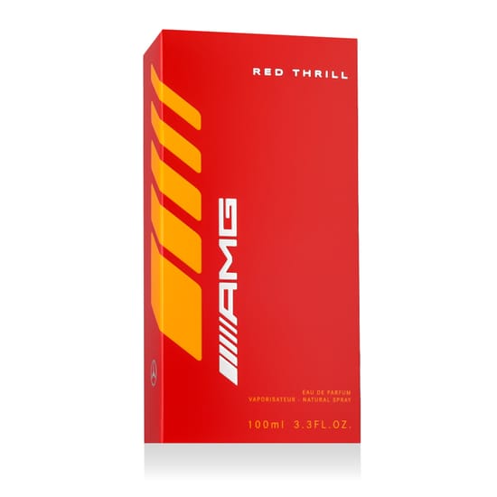 Mercedes-Benz AMG Red Thrill EDP bottle, unisex fragrance